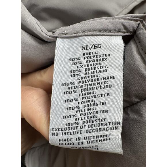 Nautica Men's Black Quilted Full Zip Puffer Jacket Water Wind Resistant XL - Picture 11 of 11